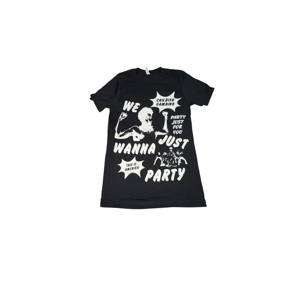 Childish Gambino This is America Tour 2018 Black Graphic T Shirt